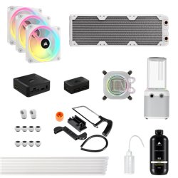 Corsair XH405i Procesador Kit de refrigeración líquida Blanco