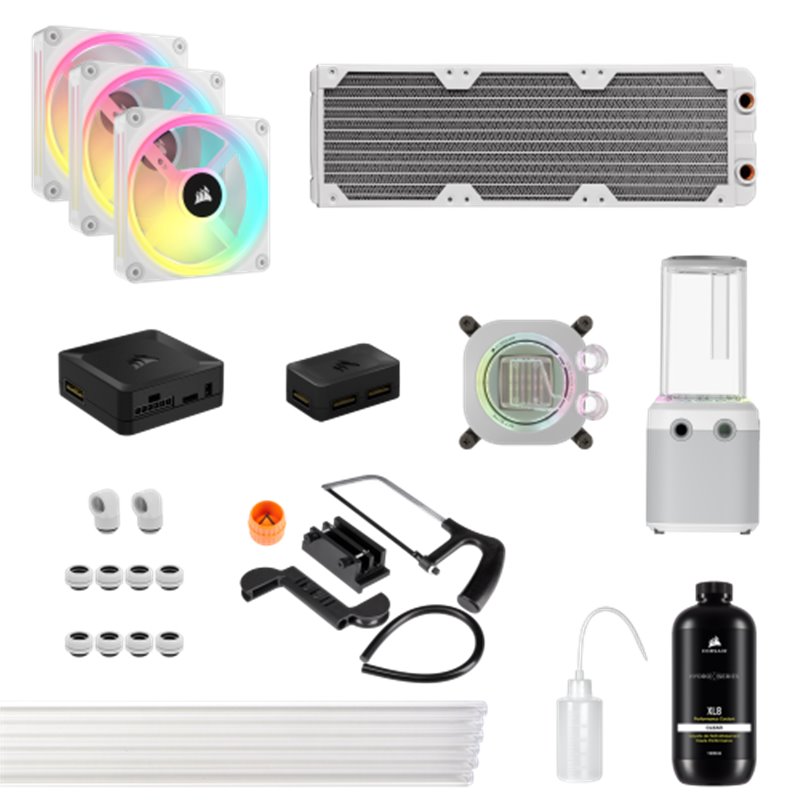 Corsair XH405i Procesador Kit de refrigeración líquida Blanco