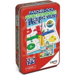 JUEGO PARCHIS-OCA MADERA CAJA METAL