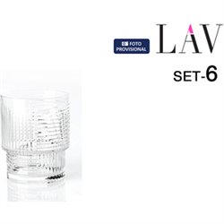 SET 6 VASOS  230CC HELEN