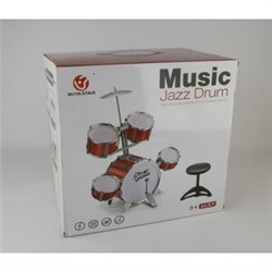 BATERIA MUSIC JAZZ DRUM C/BANQUETA