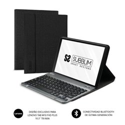 SUBBLIM Funda con Teclado KeyTab Pro BT Lenovo Tab M10 FHD Plus de 10.3" TB-X606