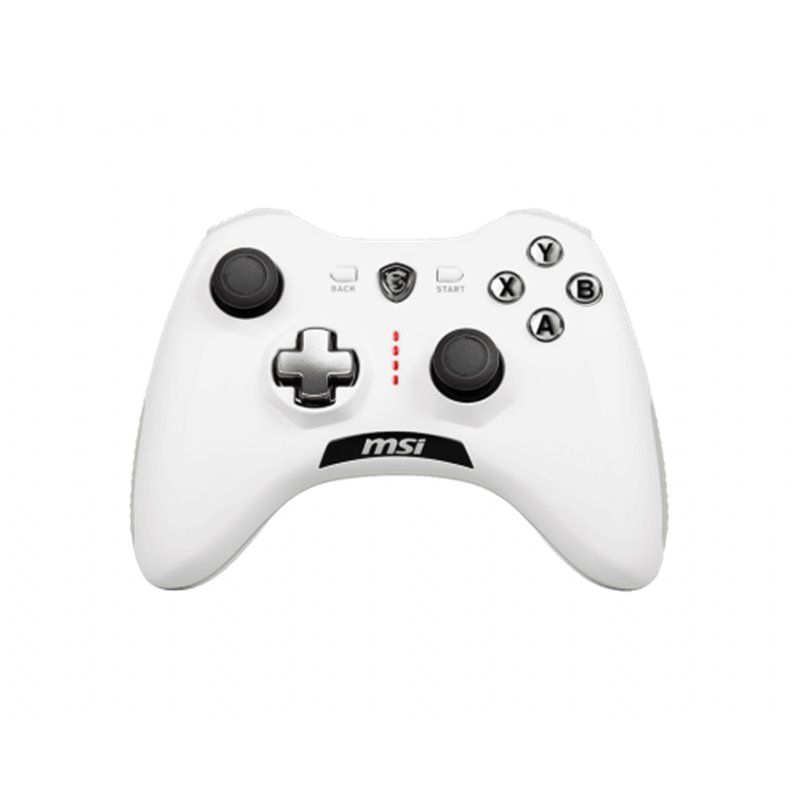 MSI Force GC20 V2 Blanco USB 2.0 Gamepad Analógico/Digital Android, PC