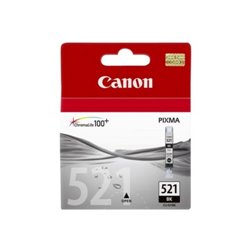 Canon CLI-521 BK cartucho de tinta 1 pieza(s) Original Negro