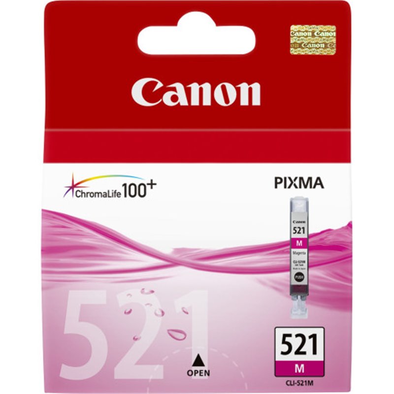 Canon CLI-521 M cartucho de tinta 1 pieza(s) Original Magenta