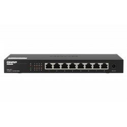 QNAP QSW-1108-8T switch No administrado 2.5G Ethernet (100/1000/2500) Negro