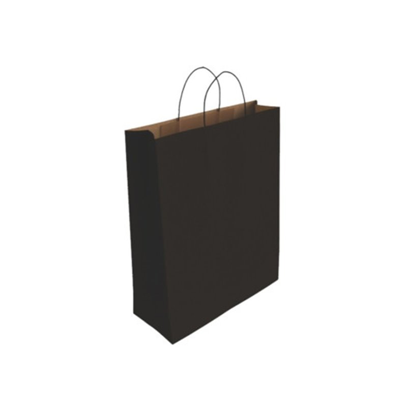 Bismark 329843 bolsa de papel Negro