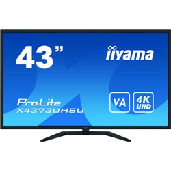 iiyama ProLite X4373UHSU-B1 pantalla para PC 108 cm (42.5") 3840 x 2160 Pixeles 4K Ultra HD Negro