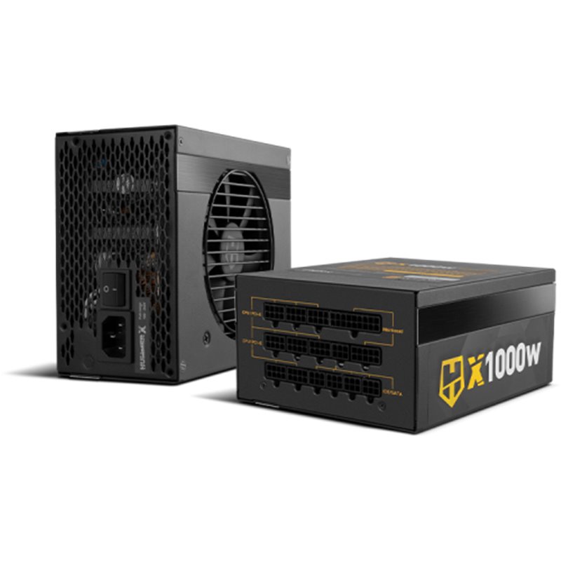 NOX HUMMER X 1000W PLUS GOLD unidad de fuente de alimentación 24-pin ATX Negro