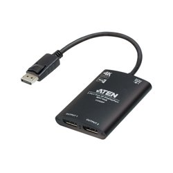 ATEN Concentrador MST DisplayPort 4K real de 2 puertos