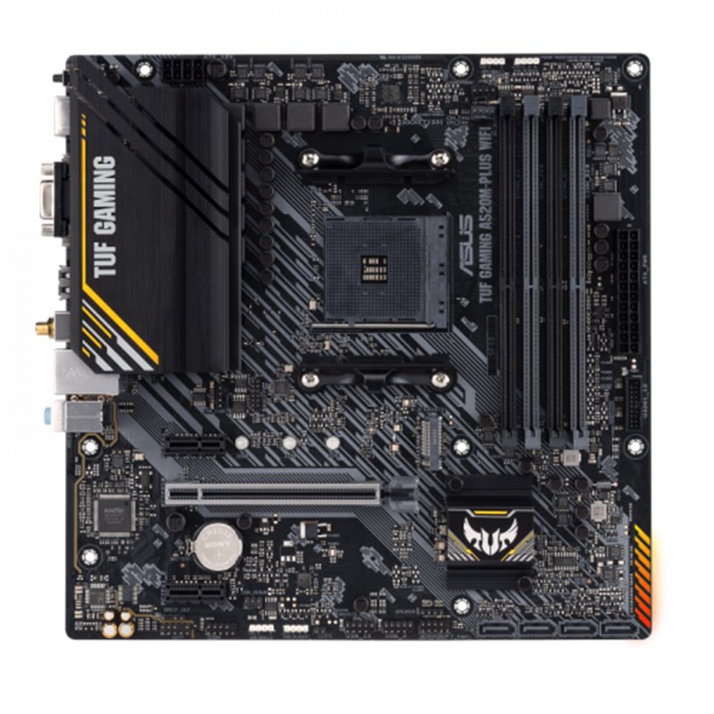 ASUS TUF GAMING A520M-PLUS WIFI AMD A520 Zócalo AM4 micro ATX