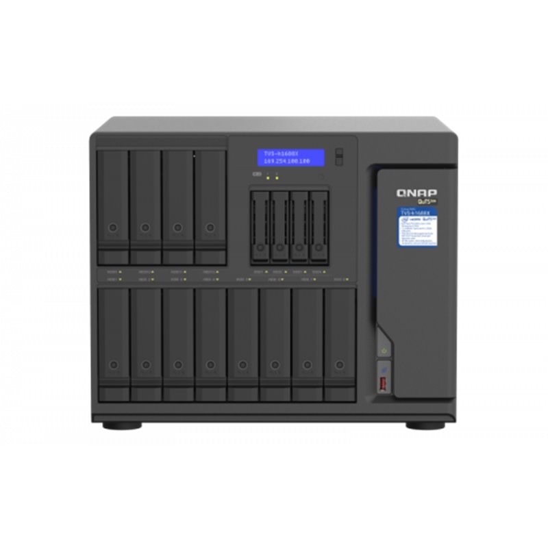 QNAP TVS-h1688X NAS Torre Ethernet Negro