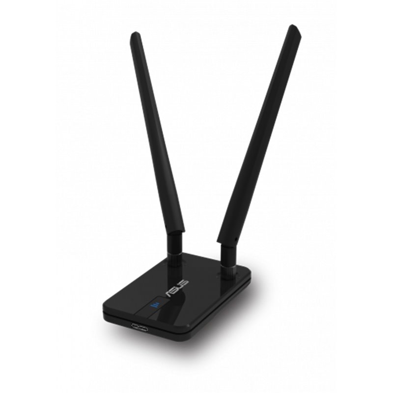 ASUS USB-AC58 router inalámbrico Doble banda (2,4 GHz / 5 GHz) Negro