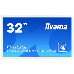 iiyama ProLite TF3239MSC-W1AG monitor pantalla táctil 80 cm (31.5") 1920 x 1080 Pixeles Multi-touch Multi-usuario Blanco