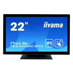 iiyama ProLite T2234MSC-B7X monitor pantalla táctil 54,6 cm (21.5") 1920 x 1080 Pixeles Multi-touch Negro