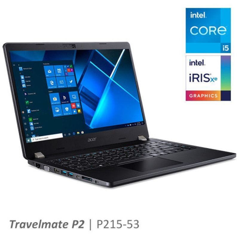 PORTATIL ACER TMP215-53 (NX.VQAEB.006) 15.6" FHD, Ci-51135G7, 8GB, 256GB SSD, W10PRO, SC