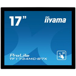 iiyama ProLite TF1734MC-B7X monitor pantalla táctil 43,2 cm (17") 1280 x 1024 Pixeles Multi-touch Negro