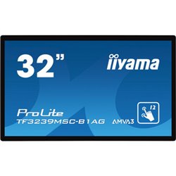 iiyama ProLite TF3239MSC-B1AG monitor pantalla táctil 80 cm (31.5") 1920 x 1080 Pixeles Multi-touch Multi-usuario Negro