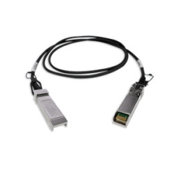 QNAP CAB-DAC15M-SFPP-A02 cable de fibra optica 1,5 m SFP+ Negro