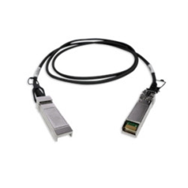 QNAP CAB-DAC15M-SFPP-A02 cable de fibra optica 1,5 m SFP+ Negro