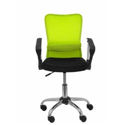 SILLA INFANTIL CARDENETE RESPALDO MALLA VERDE ASIENTO NEGRO PIQUERAS Y CRESPO 238GVNE