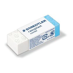 GOMA DE BORRAR COMBI RASOPLAST  (42X19X13 MM) STAEDTLER 526 BT30