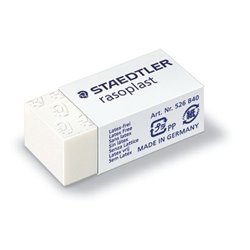 GOMA DE BORRAR RASOPLAST (33X16X13 MM) STAEDTLER 526 B40