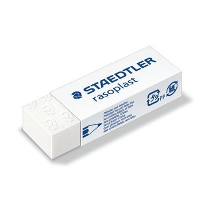 GOMA DE BORRAR RASOPLAST (65X23X13 MM) STAEDTLER 526 B20