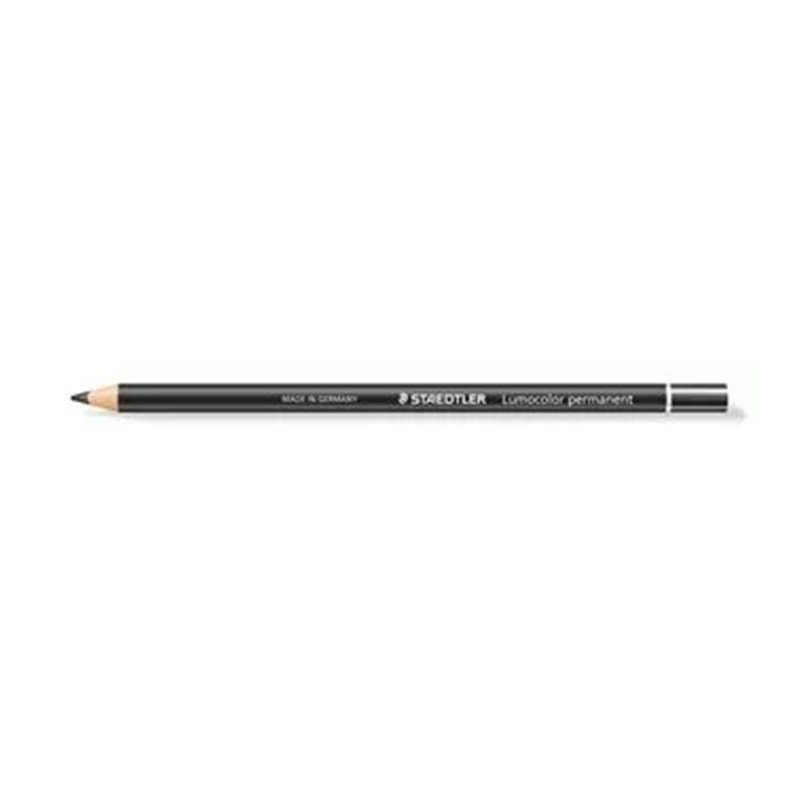 LAPIZ ESPECIAL LUMOCOLOR PERMANENT GLASOCHROM 108 20, NEGRO STAEDTLER 108 20-9