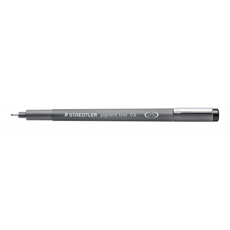 ROTULADOR CALIBRADO PIGMENT LINER 308, 0,6MM, NEGRO STAEDTLER 308 06-9