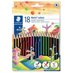 ESTUCHE 18 PZAS NORIS COLOUR 185, SURT. STAEDTLER 185 C18