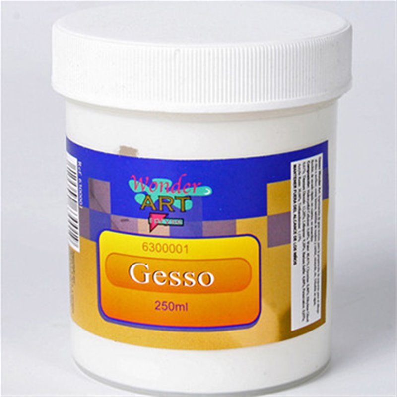 CAJA 6 BOTES DE 250ML DE GESSO WONDER ART BY PRYSE 6300001