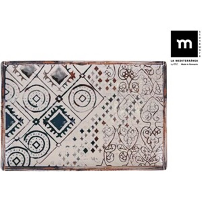 FUENTE RECTANGULAR 30X20CM GRECIA ELITE BRILLO