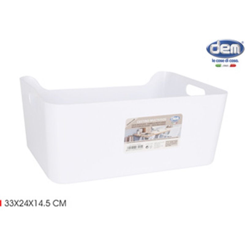 CESTA MULTIUSOS 33X24X14.5CM DEM