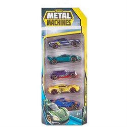 COCHES METAL MACHINES PACK 5 UNIDADES - MODELOS SURTIDOS