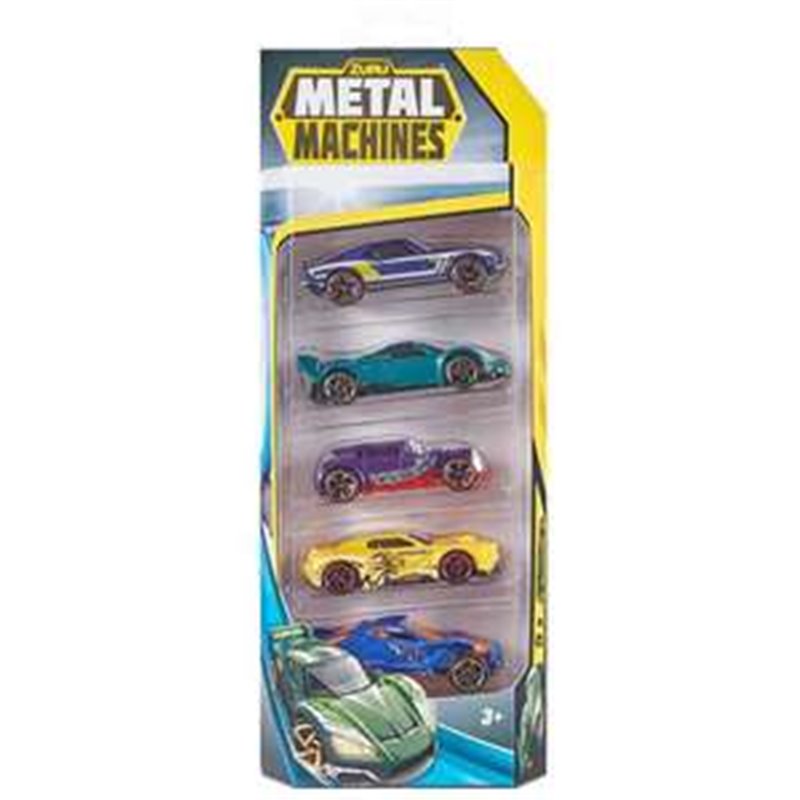 COCHES METAL MACHINES PACK 5 UNIDADES - MODELOS SURTIDOS