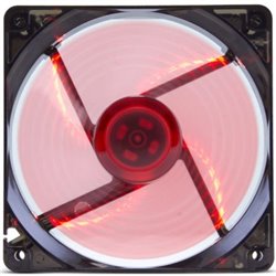 Ventilador Nox Coolfan 120 LED/ 12cm/ Rojo