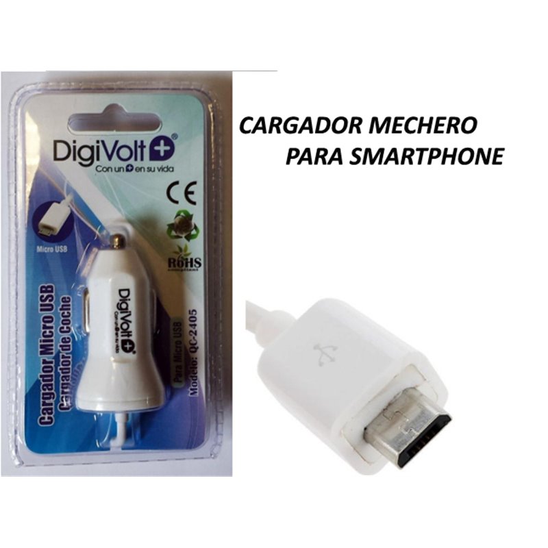 CARGADOR COCHE PARA MOVIL UNIVERSAL