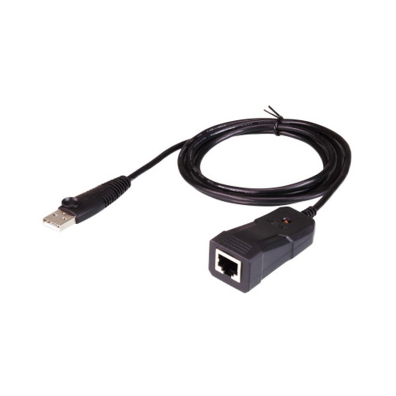 Aten UC232B-AT adaptador de cable USB RJ-45 (RS-232) Negro