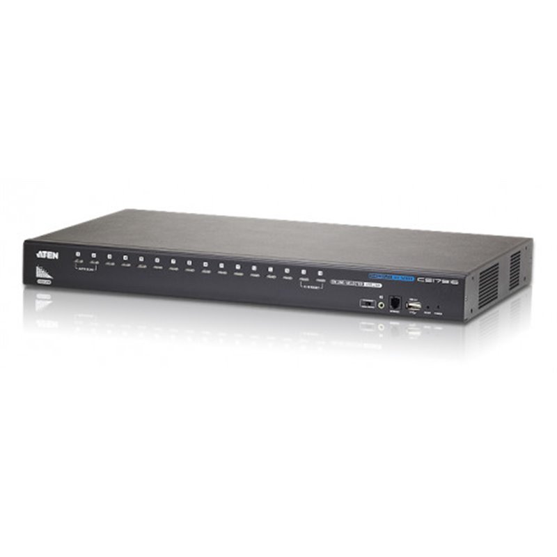 Aten CS17916 interruptor KVM Montaje en rack Negro