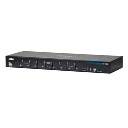 ATEN Switch KVM DVI/Audio dual link USB de 8 puertos