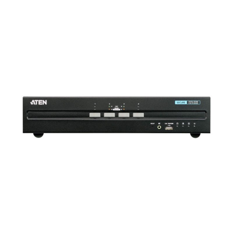 ATEN Switch KVM seguro DVI dual display USB de 4 puertos (compatible con PSS PP v3.0)