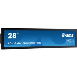 iiyama S2820HSB-B1 pantalla de señalización 71,1 cm (28") LCD Pantalla plana para señalización digital Negro