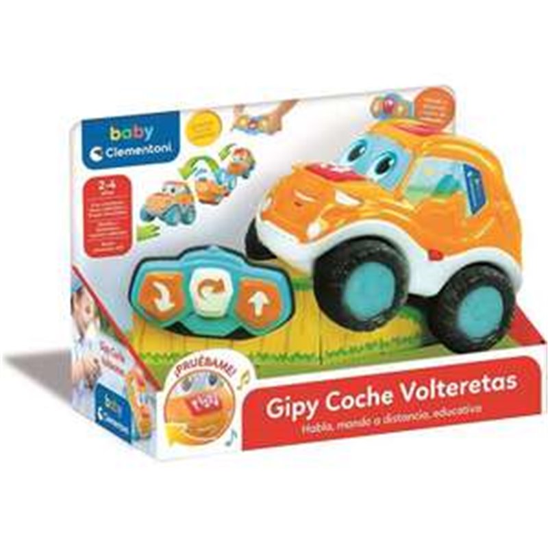 COCHE RADIO CONTROL GIPY VOLTERETAS CON SONIDOS Y CANCIONES.