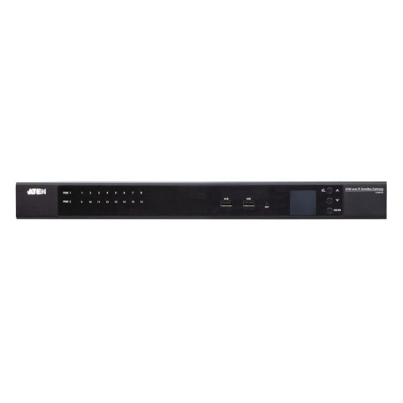 ATEN KG0016-AX-G interruptor KVM Montaje en rack Negro