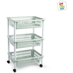 CARRITO 3 CESTAS VERDE 441 F18 JAR