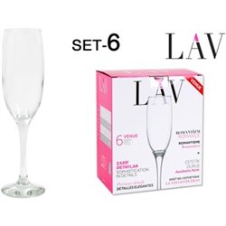 SET 6 CHAMPAGNE CUP 220CC