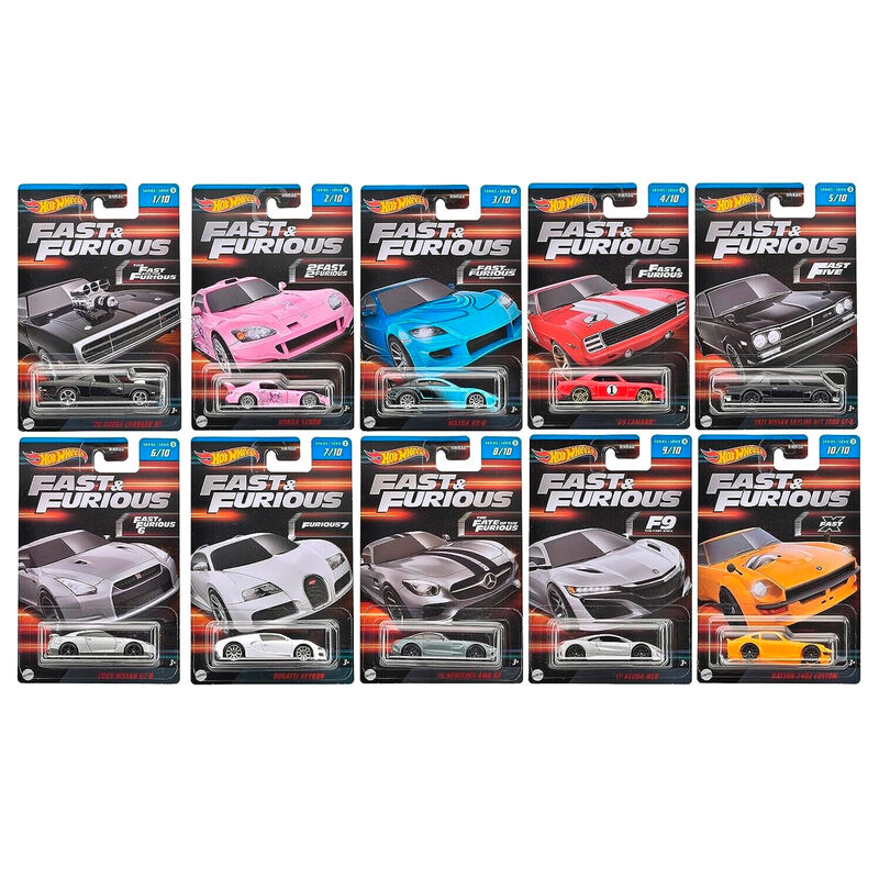 Coche Fast & Furious Hot Wheels surtido