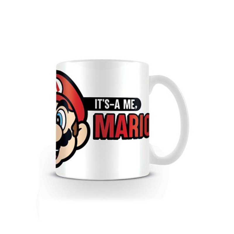 TAZA DESAYUNO SUPER MARIO ITS A ME - MARIO PYRAMID INTERNATIONAL MG24845