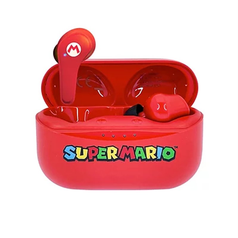 AURICULARES TWS EARPODS SUPER MARIO ROJO OTL TECHNOLOGIES SM0894